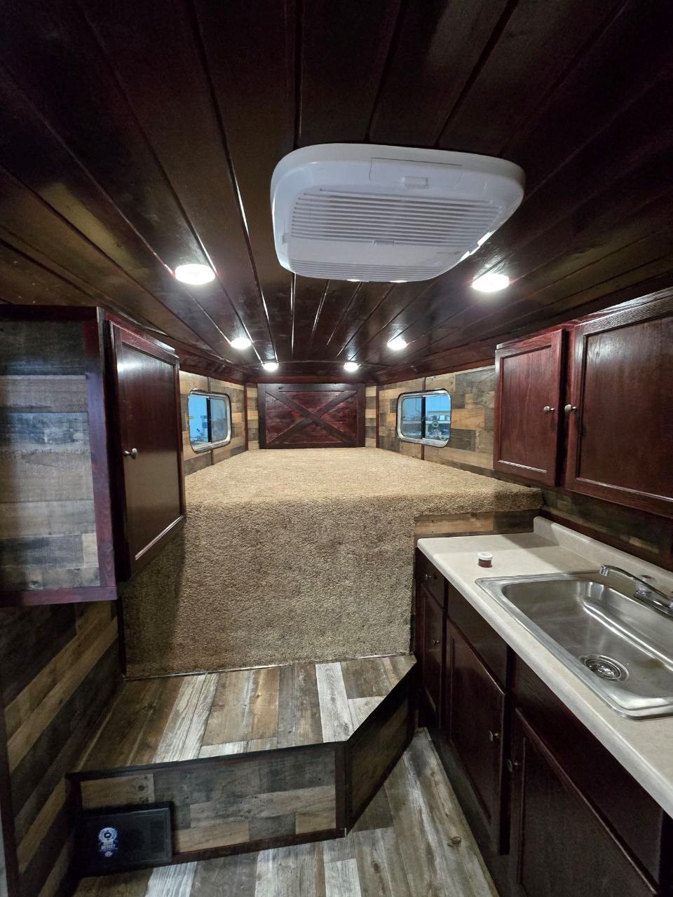 Original JAKShax custom horse trailer interior